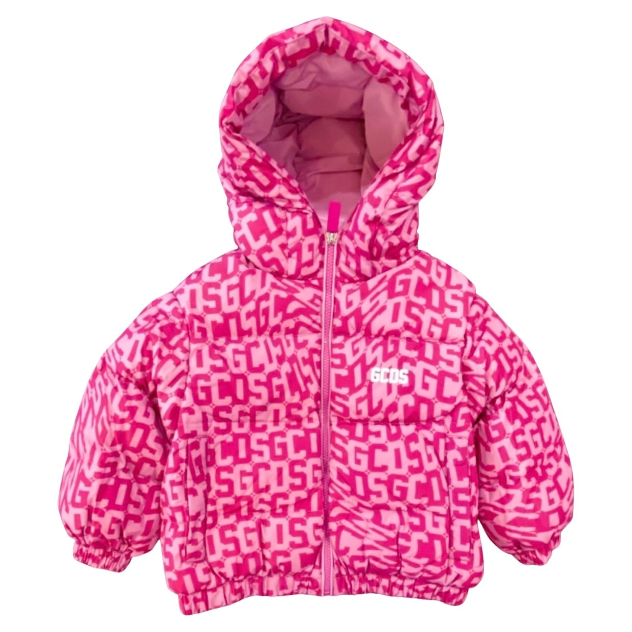 Gcds - Giubbino con cappuccio - Rosa Fucsia