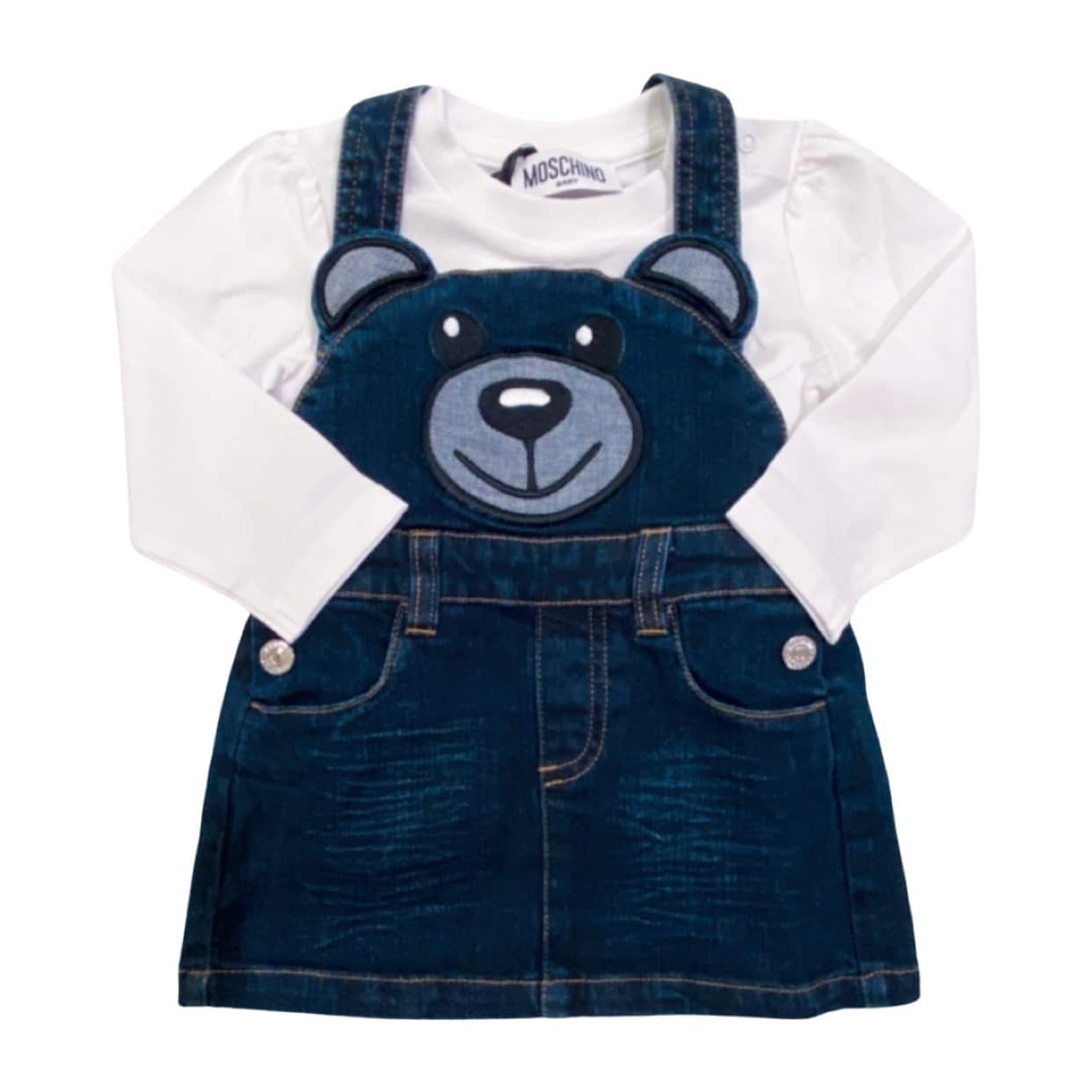 Moschino - Salopette con t shirt - Jeans