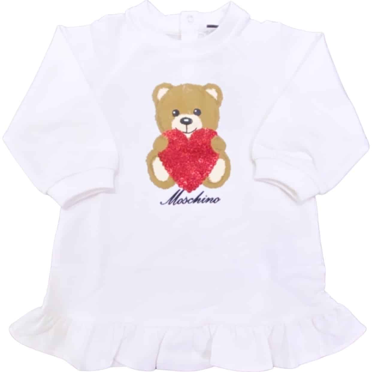 Moschino - Abito con orsetto e cuore