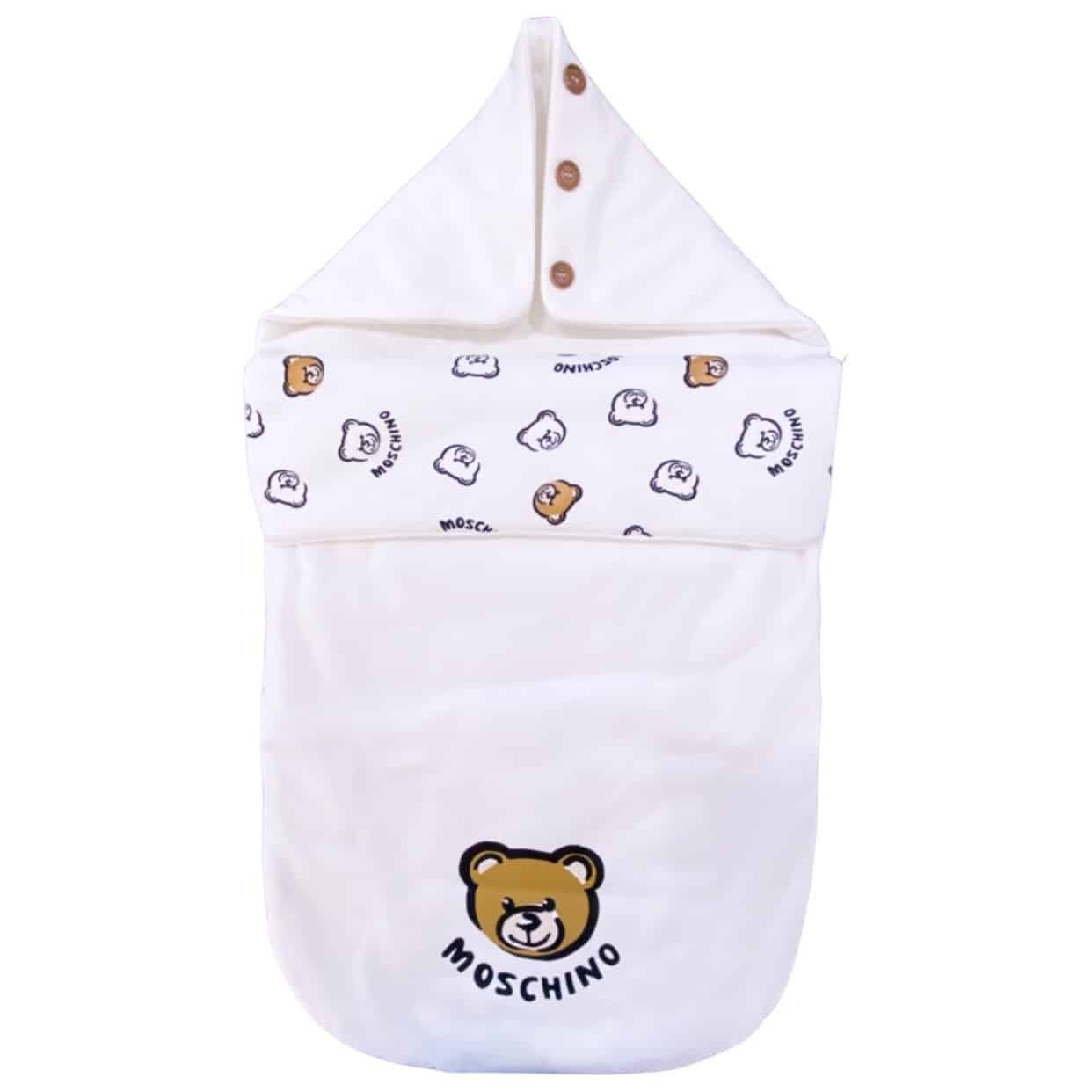 Moschino - Sacco nanna con orsetti - Bianco