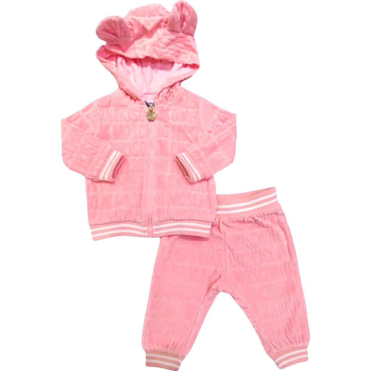 Moschino - Felpa con pantalone - Rosa