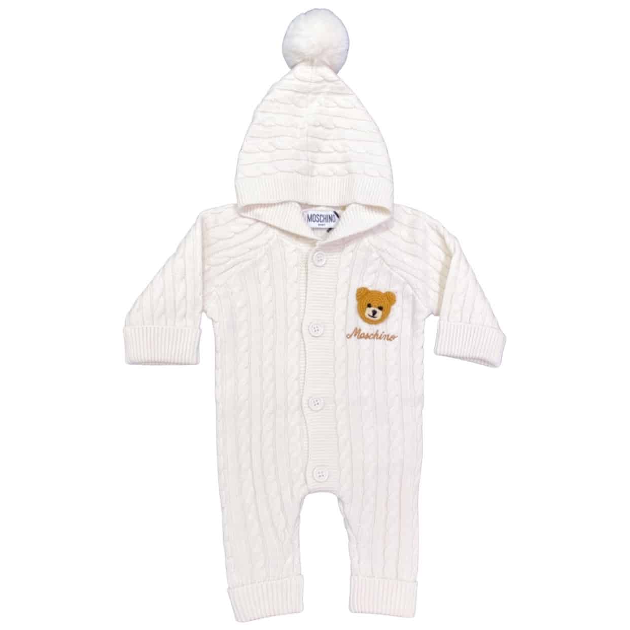 Moschino - Tutina con cappuccio - Burro
