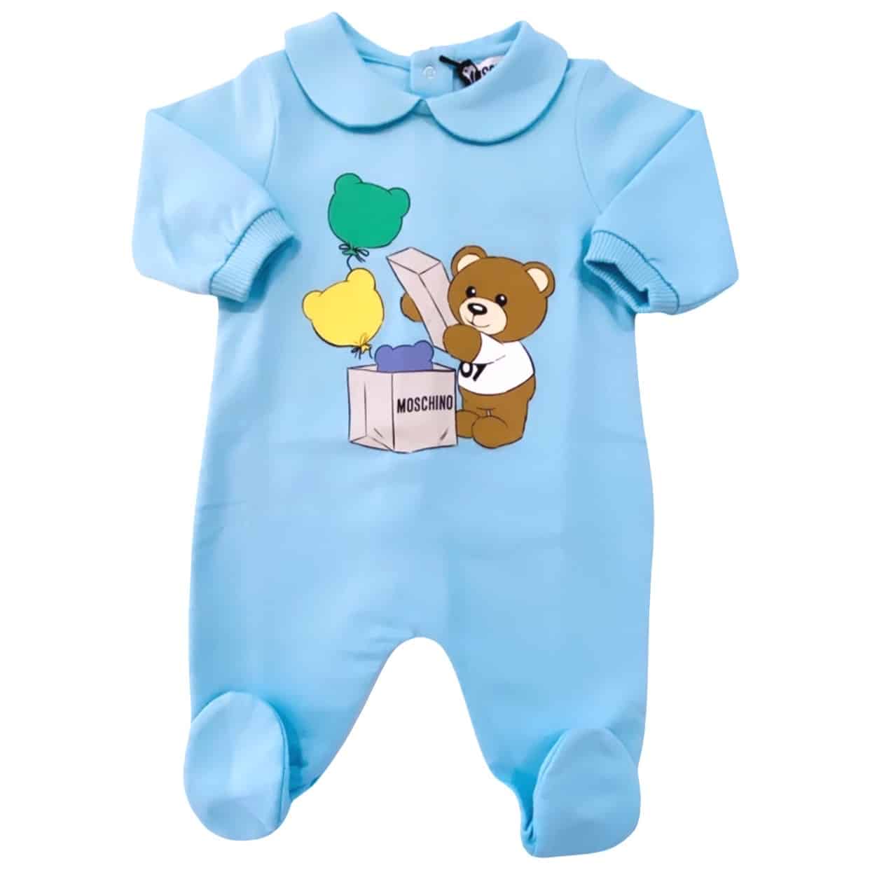 Moschino - Tutina orsetto palloncini cielo