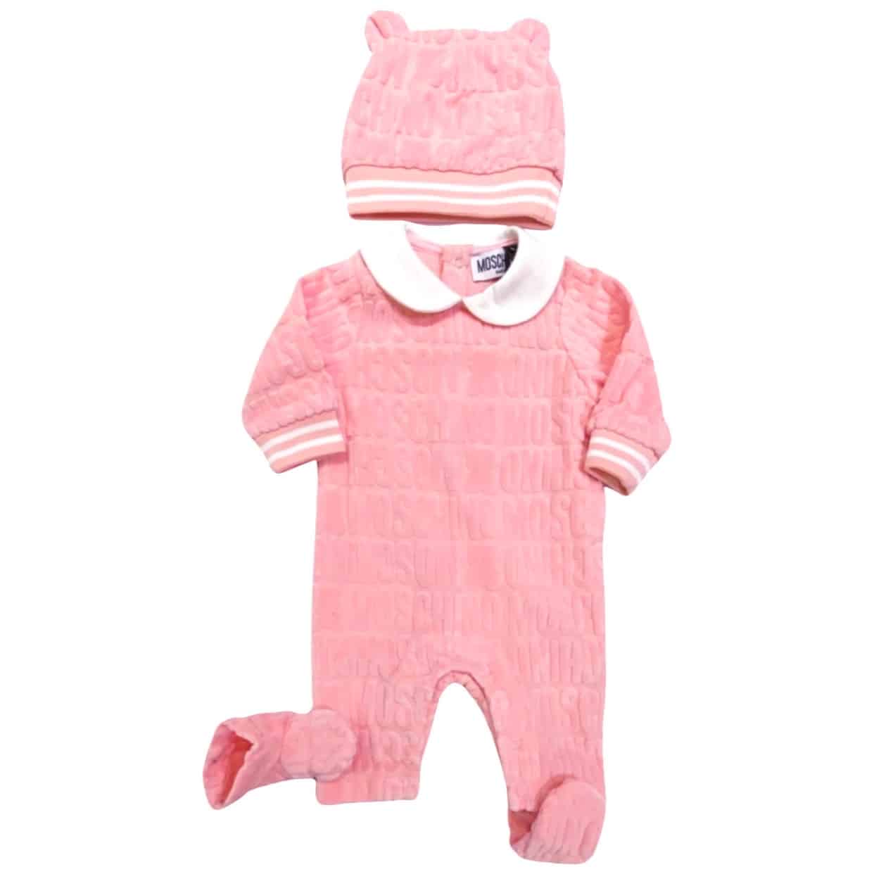 Moschino - Tutina con cappello - Rosa
