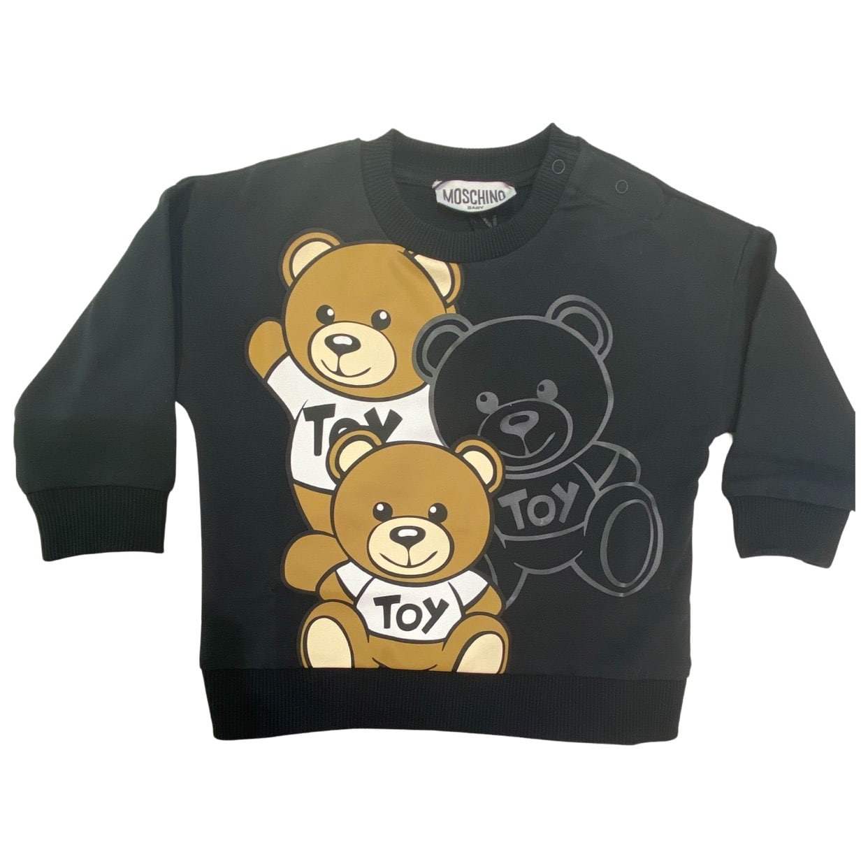 Moschino - Tricot girocollo - Nero