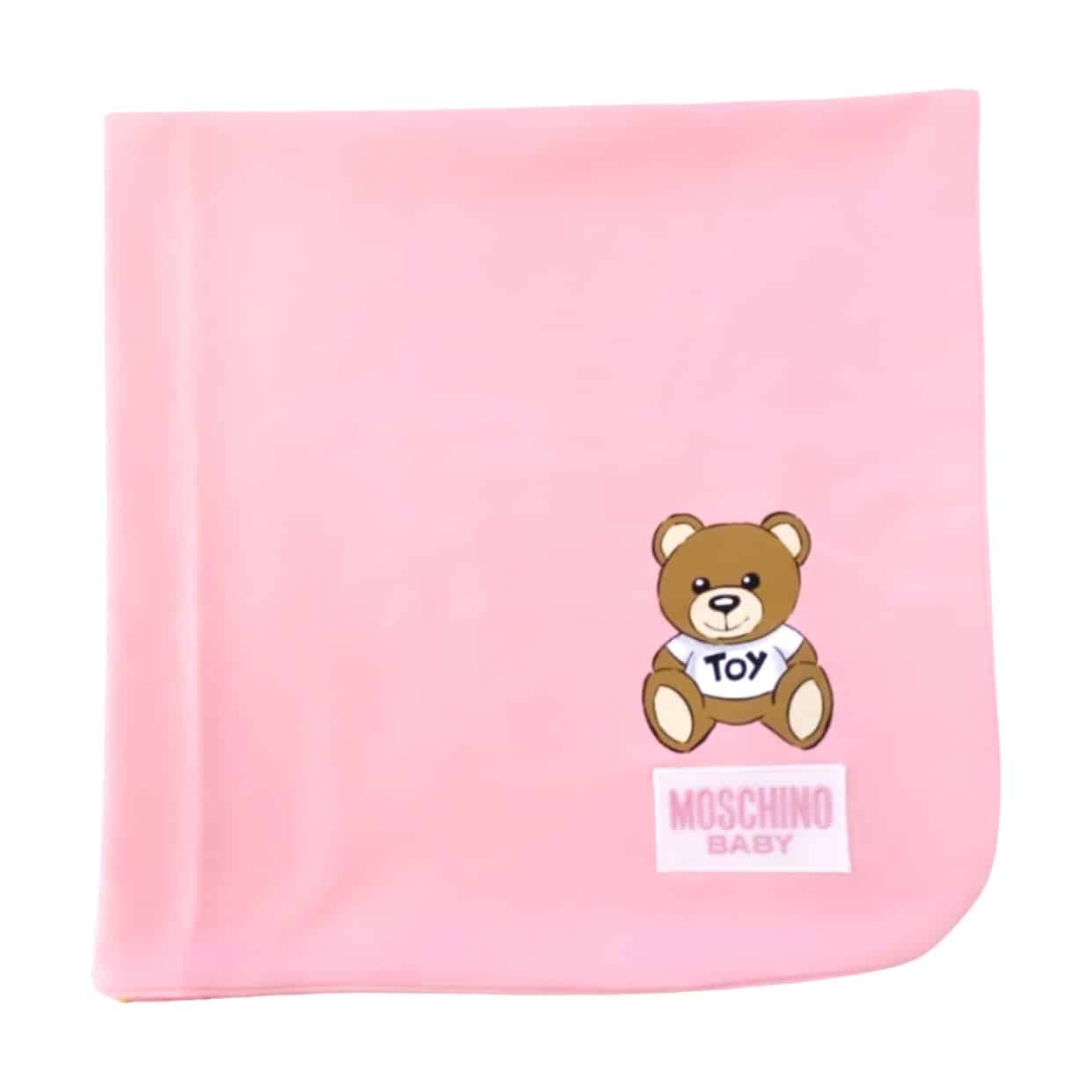 Moschino - Coperta orsetti rosa