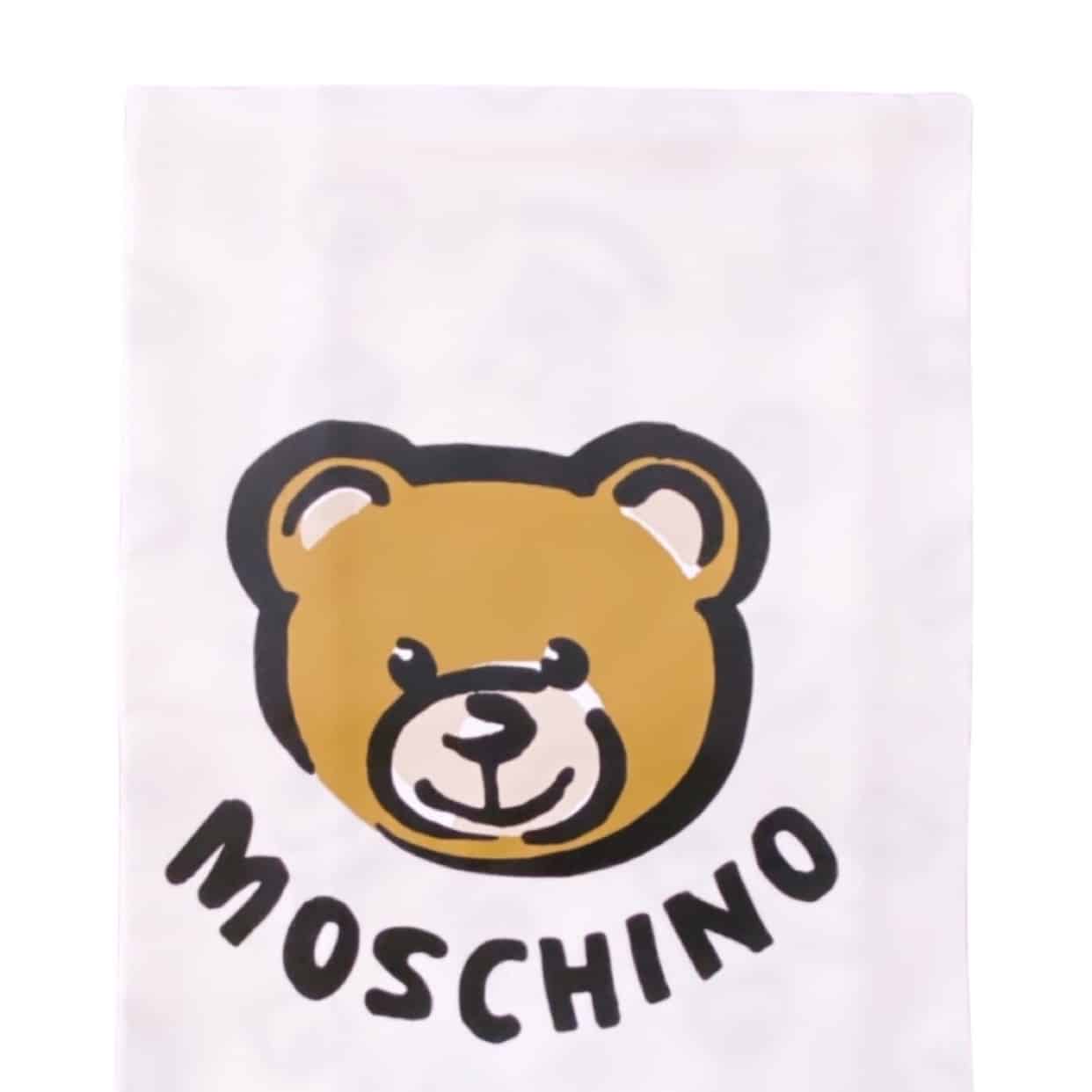 Moschino - Coperta orsetto - Bianco