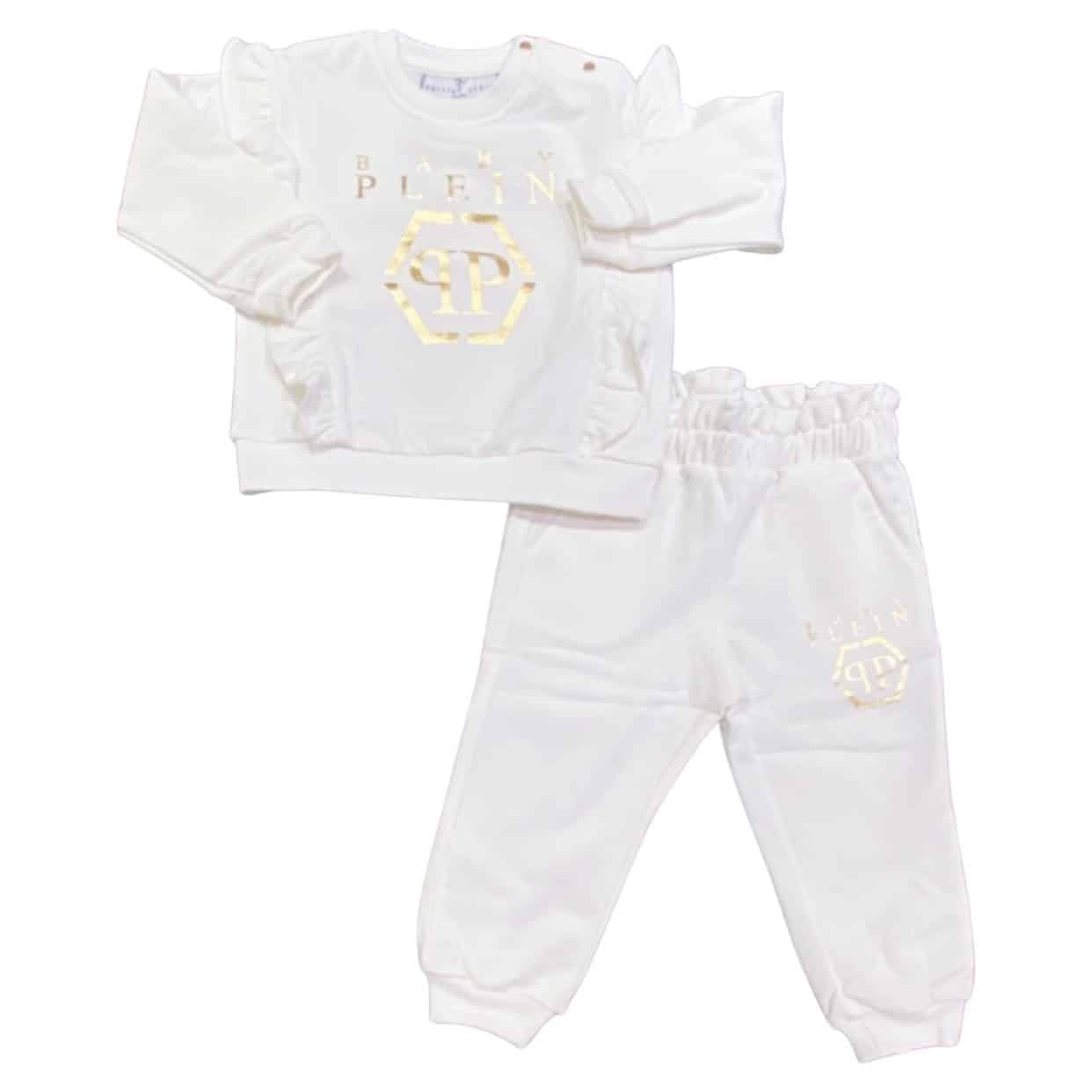 Philipp Plein - Completo felpa e pantalone bimba