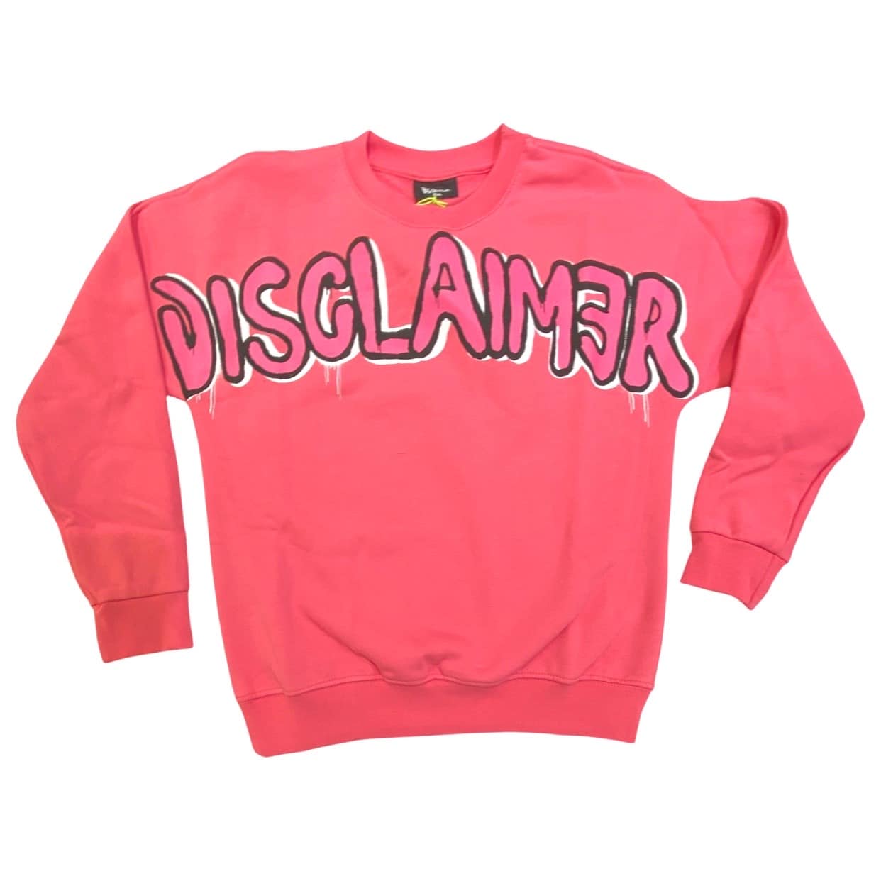 Disclaimer - Felpa logo bambina - Fucsia