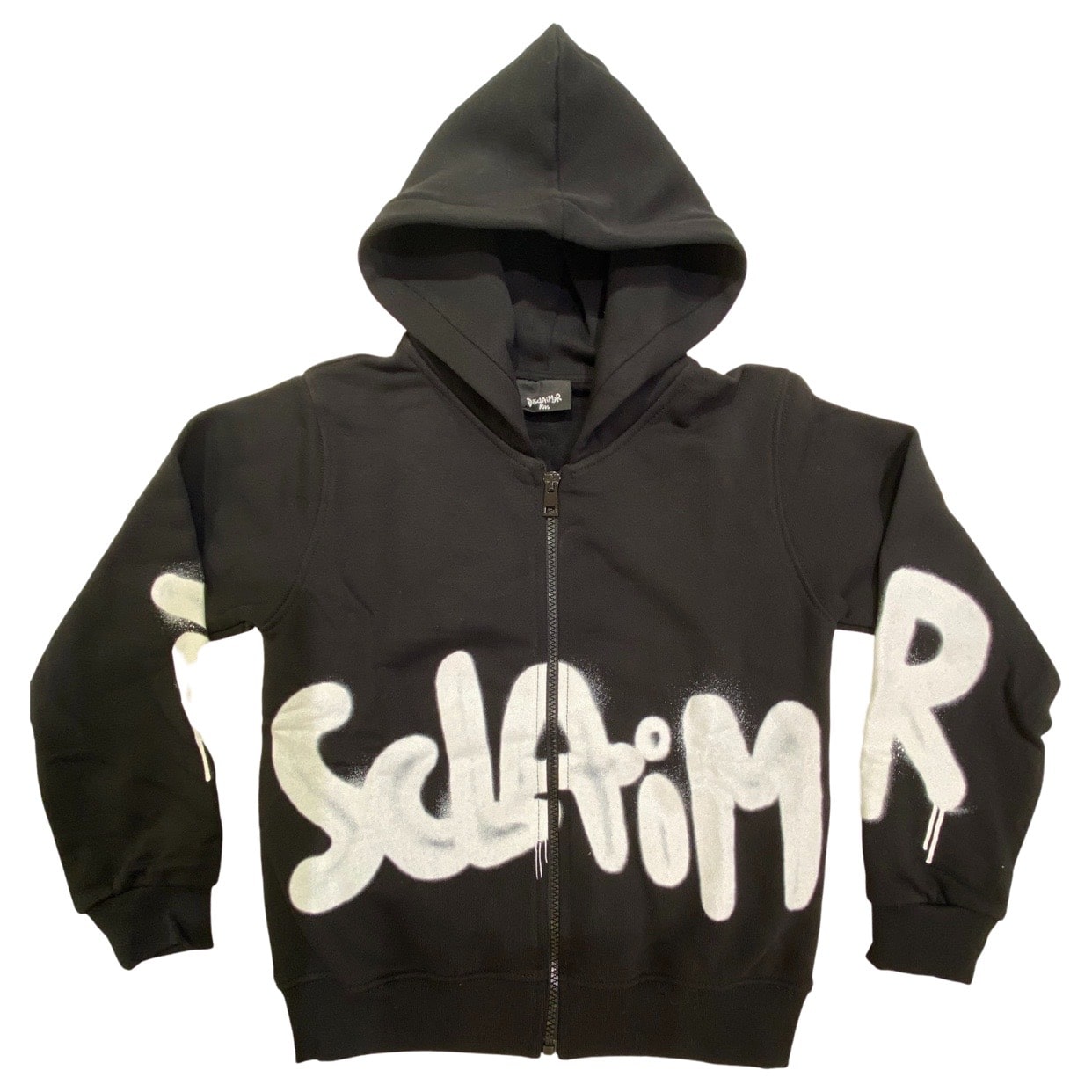Disclaimer - Felpa con zip - Nera