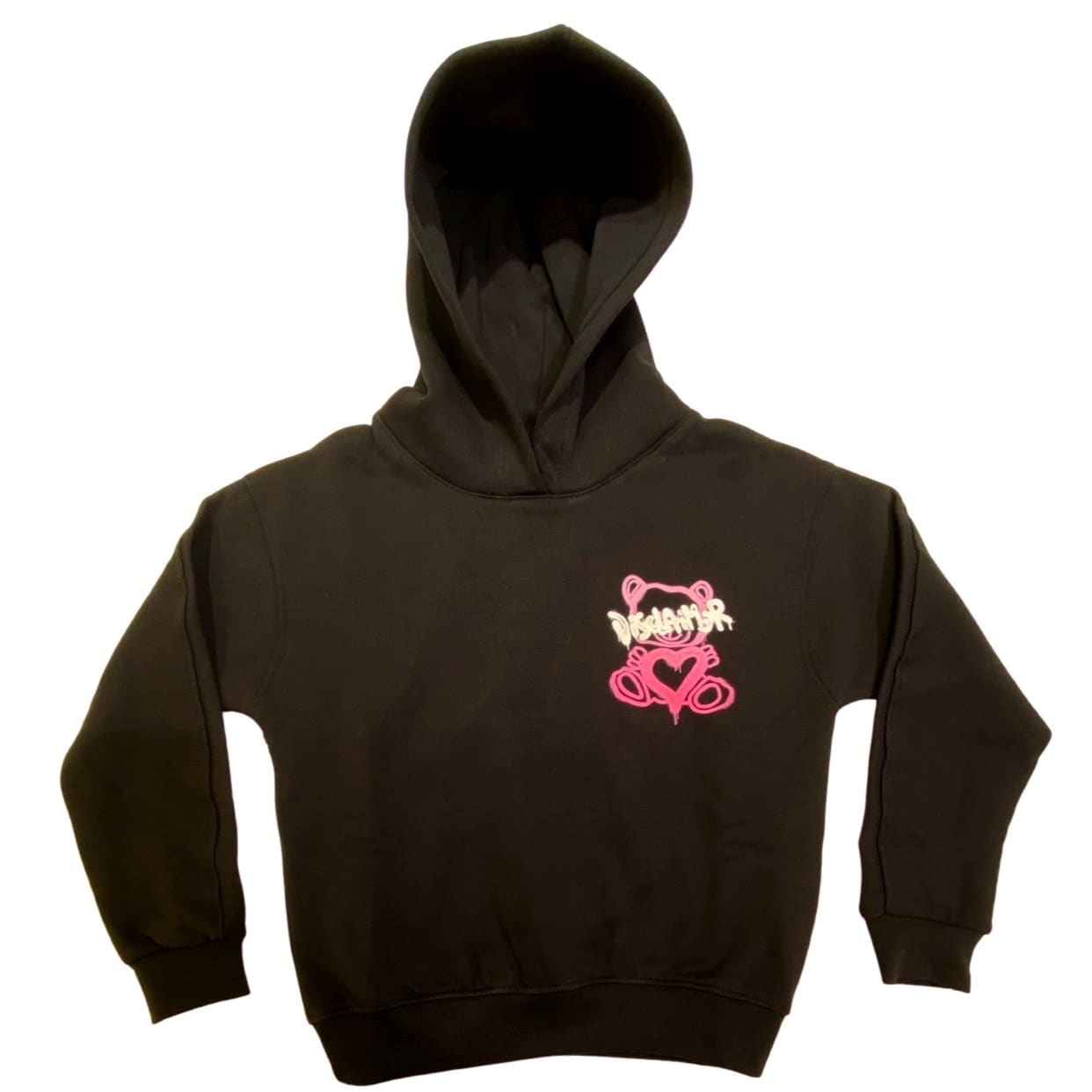Disclaimer - Felpa logo bambina - Nera